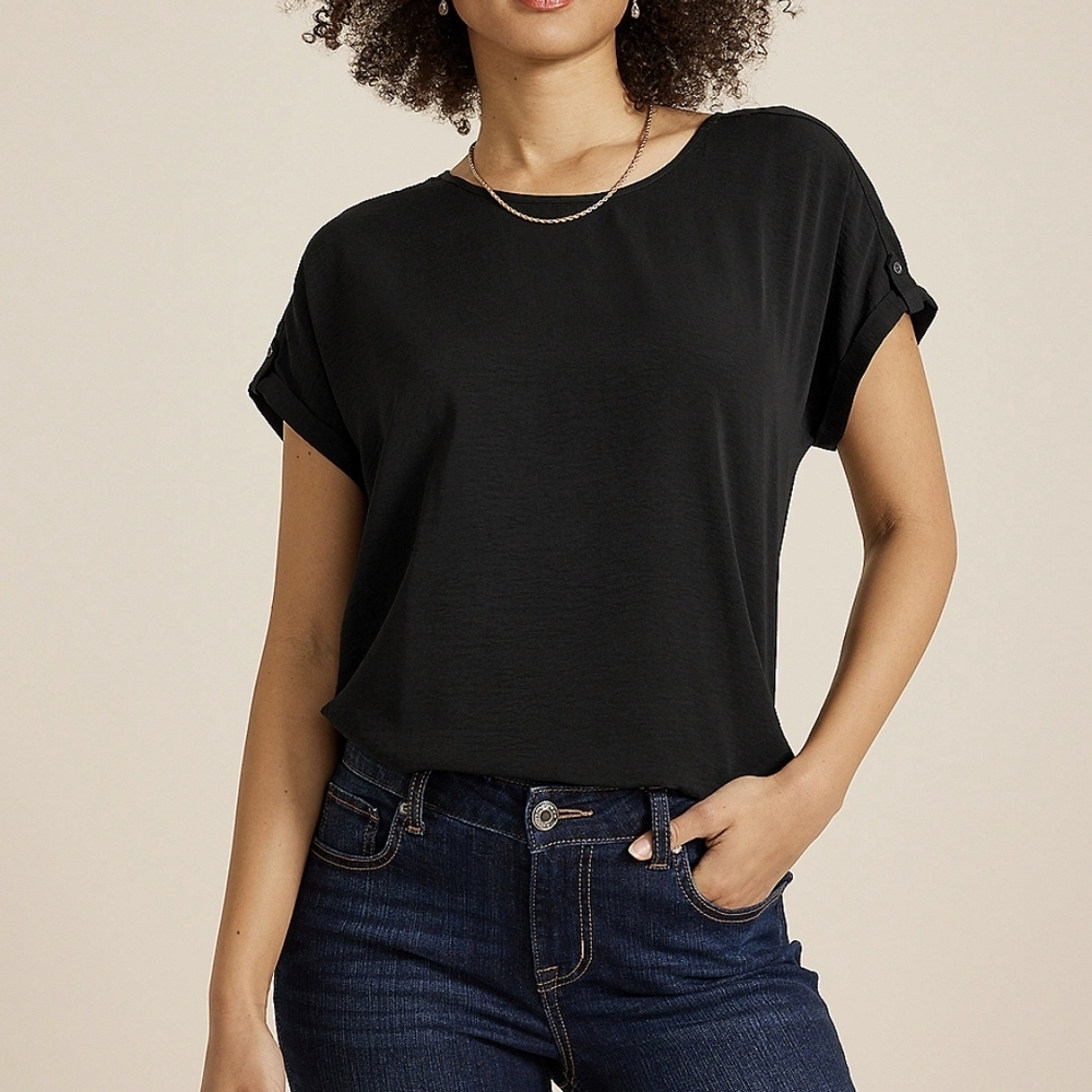 Women's Zipper Back Top - Picture 2 of 7